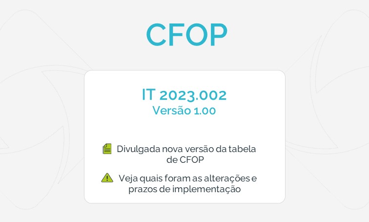 Lista de alterações da atualização para a nova