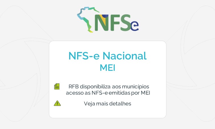 Microempreendedores Individuais (MEI) de todo o país já podem emitir NFS-E  no padrão nacional — Receita Federal